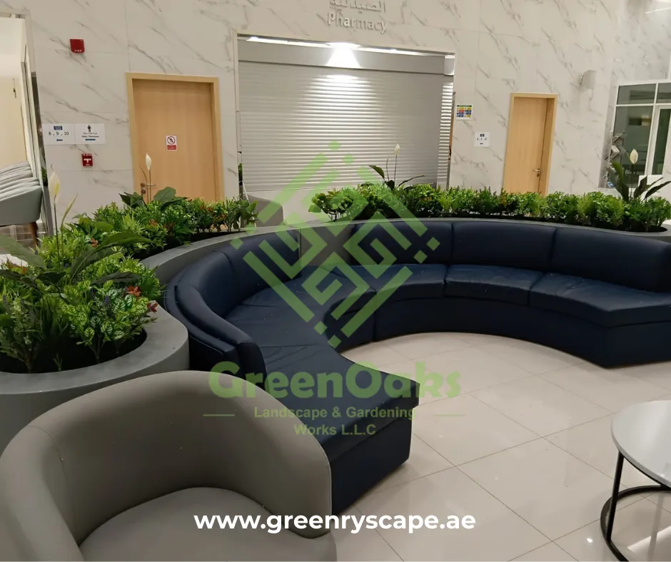 Completed Artificial Grass Garden Project in Dubai